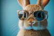 © Fotograf - A rabbit wearing trendy sunglasses, perfect for outdoor or cartoon scenes
