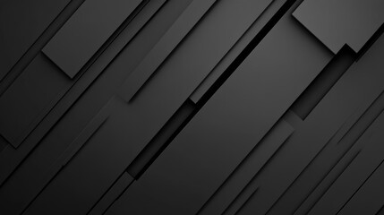 Poster - Abstract dark grey geometric background