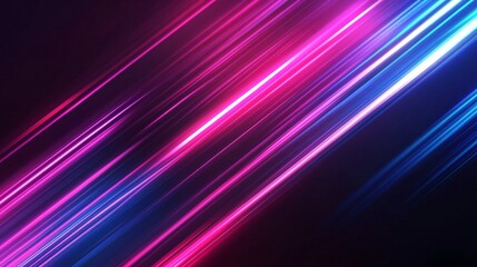 Aufkleber - Vibrant streaks of pink and blue light creating a dynamic and energetic abstract pattern.