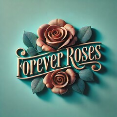 forever roses card with roses