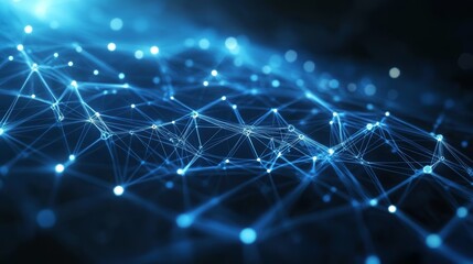 Abstract digital network connection background