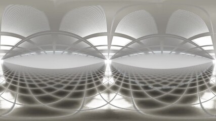 Poster - Modern Minimalist Interior Panorama looping 360 panorama vr video