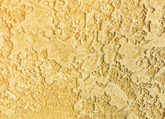 Wall Mural - Yellow cement wall texture. Abstract background for design with copy space for text or image.