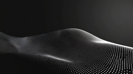 Aufkleber - Abstract digital wave background.