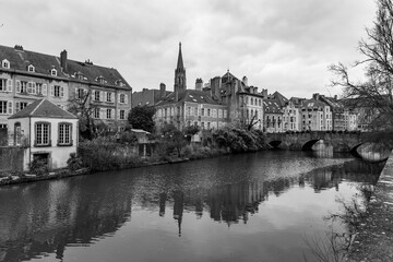 Wall Mural - Cityscape view from the beautiful city of Metz in France