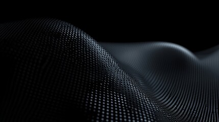 Leinwandbilder - Close up of a dark, abstract textured surface with subtle light patterns.