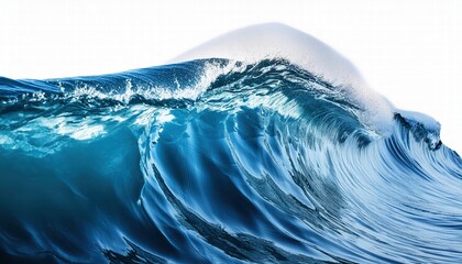 Poster - shimmering oceanic dreams a captivating abstract d texture of waves frozen in time, evoking the myst