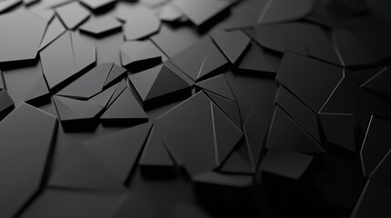 Poster - Abstract dark cracked surface background