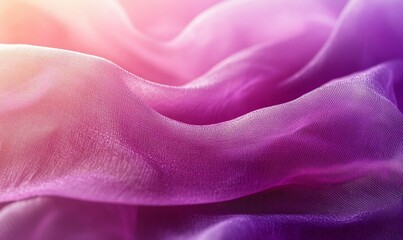 Soft pink and purple fabric waves, draped texture.