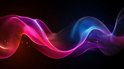 Fototapete - colorful abstract wave background. perfect for design projects.