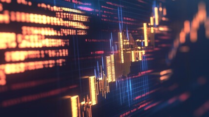 Poster - Financial Data Visualization on a Large Screen
