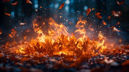 Poster - Illustrate the raw power of nature in a macro shot