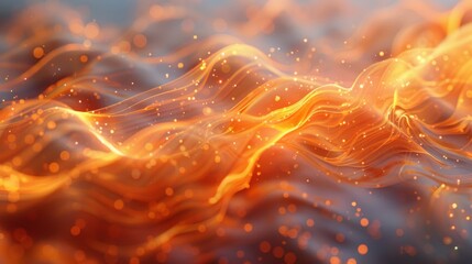Poster - Capture the dynamic movement of fire in a macro image