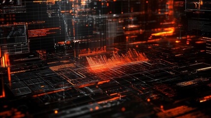 Poster - Bright Layered Graphics for Professional Growth Insights