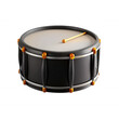© Olha - A detailed 3D model of a black drum with orange accents and realistic textures, showcasing its design and craftsmanship.