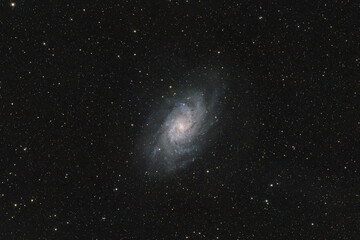 Wall Mural - the triangulum galaxy, m 33. is a spiral galaxy about 3.14 million light-years way in the constellat