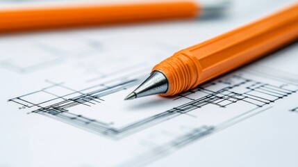Poster - Advanced CAD Schematics with Modern Design Elements