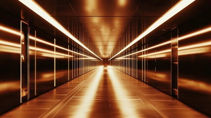 Poster - Bright Industrial Factory Floor Visualization