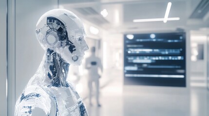 Poster - Futuristic Digital Healthcare Interface Design