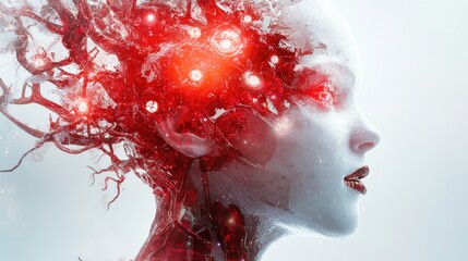 Poster - Futuristic High-Tech Computing with Glowing Effects