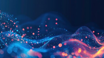 Poster - Vibrant Digital Interface with Bright Colors