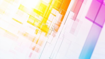 Poster - Vibrant High-Tech Elements with Natural Light Effects