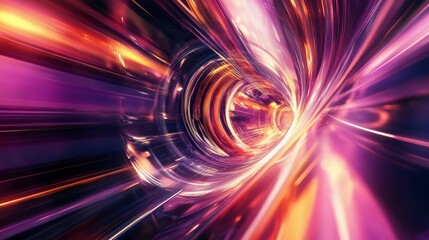 Poster - Dynamic Abstract Background with Bright Colors