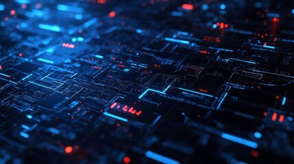 Poster - Dynamic Technology Background with Clean Lines