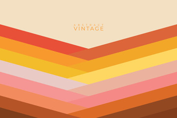 Fototapete - Abstract pattern background, seamless pattern background with retro colors