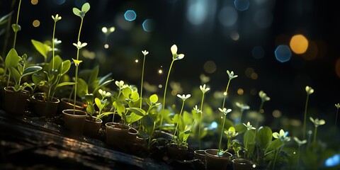 Wall Mural - rain drops on the grass