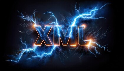 Poster - Dynamic XML Logo Design with Electric Effects