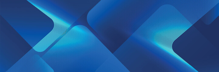 abstract blue background with glowing geometric lines. modern blue gradient square shape design. fut
