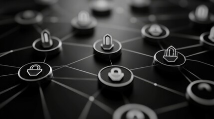 Poster - Secure Network Connection with High Contrast Design