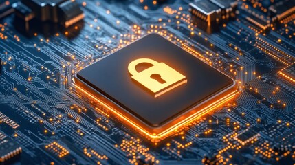 Poster - Tech Protection Overlay with Light Clean Background