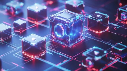 Poster - Animated Technology Visuals with Digital Servers