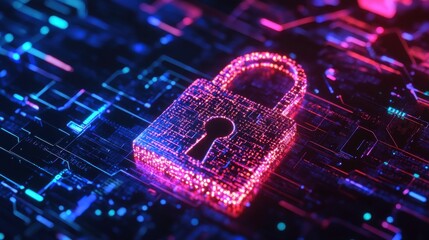 Poster - Digital Lock with Data Protection in Cyber Defense