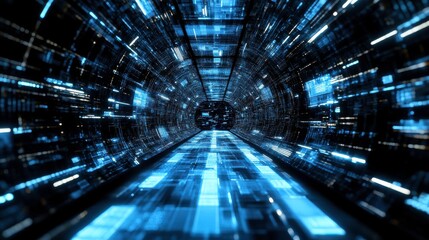 Poster - High Contrast Digital Communication in a Network Tunnel