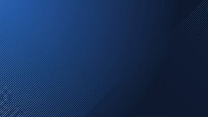 Poster - Dark blue background with thin line pattern. Concept of futuristic, technology, and hi tech wallpaper banner. Minimal color gradient banner template.