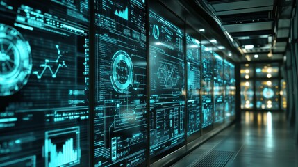 Poster - Remote Server Access Control Interface Graphics