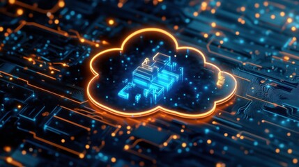 Poster - Secure Cloud Backup and Disaster Recovery Graphics