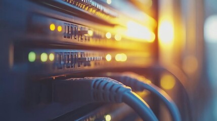 Aufkleber - Soft Light Industrial Data Center Equipment Visuals
