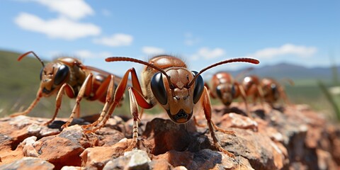 Wall Mural - ant on the ground