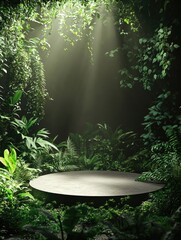 Sticker - Forest table scene