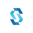 © Rachmad - Initial letter S colorful logo design inspiration