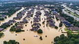 Emergency Response in Flooded Suburban Neighborhood