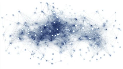 Poster - cloud service concept composed of polygons. Low poly vector illustration of a starry sky or Cosmos. The shield consists of lines, dots and shapes.