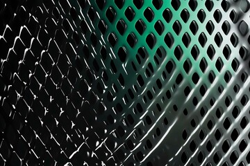 Poster - This vector illustration features a gradient green-black circuit board background, highlighted by an abstract technology pattern resembling interconnected circuitry.