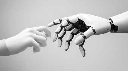 Poster - abstract technology ai computing and world concept working data of artificial intelligence and futur