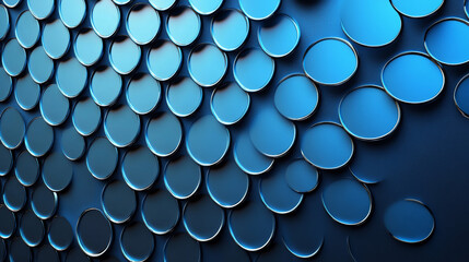 Poster - abstract technology background concept circle circuit digital metal blue on hi tech future design