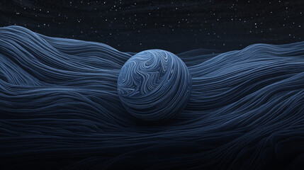 Poster - abstract image of a planet earth in the form of a starry sky or space, consisting of points, lines, 